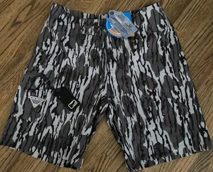 Columbia PFG Offshore Board Shorts II Gray Mossy Oak Camo Fishing UPF 50 32” NWT - Picture 1 of 11