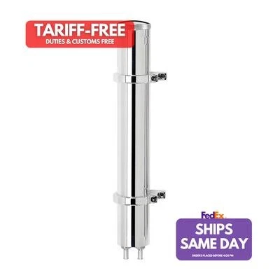 Billet Specialties 77113, One Polished Aluminum 13In Smooth Overflow Tank Perfor - Imagem 1 de 4