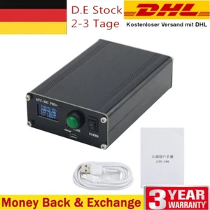 DE】Automatyczny tuner antenowy 100W 1,8-50MHz 0,96-calowy wyświetlacz OLED ATU100 + powłoka - Zdjęcie 1 z 7