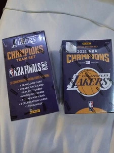 Lakers Champions NBA 2020 Finals PANINI 30 Card Set Box NEW SEALED Lot Of 2 - Picture 1 of 1
