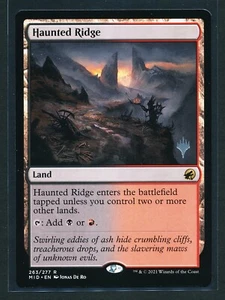 Haunted Ridge - Promo Pack - Magic MTG 2021 Innistrad: Midnight Hunt - NM - Picture 1 of 1