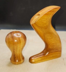 Custom Canary Wood Plane Tote & Knob For Stanley No 3, 4, 5 1/4 With High Knob - Picture 1 of 2
