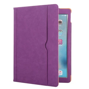 iPad 9.7 6th Generation 2018 Soft Leather Smart Cover Case Sleep Wake For Apple - Picture 1 of 20