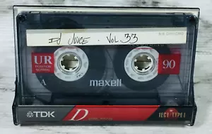 DJ JUICE VINTAGE MIXTAPE (VOLUME #33) CASSETTE TAPE RAP HIP HOP RARE TAPE! - Picture 1 of 3