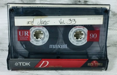 DJ JUICE VINTAGE MIXTAPE (VOLUME #33) CASSETTE TAPE RAP HIP HOP RARE TAPE! - Image 1 of 3
