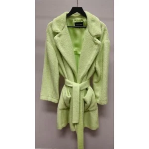 Giorgio Armani | Lime Fuzzy Coat | Estimated Size Large to X-Large - Picture 1 of 7