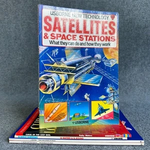 Usborne 5 x Space Science Speed Puzzle Knowledge Vintage Paperback Bundle Books - Picture 1 of 18