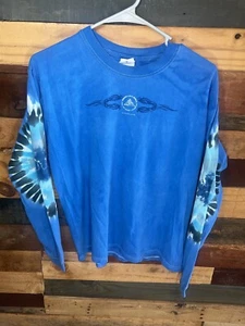 Retro Rock and Roll Hall of Fame Tye dye long sleeve Shirt Youth XL Anvil Tags - Picture 1 of 12