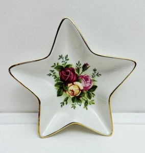 Royal Albert - Old Country Roses boxed star sweet / nut / bon bon / trinket dish - Picture 1 of 6