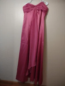 Dressy Collection Strapless Maxi Dress Bridesmaid Dress Size 16 Light Pink - Picture 1 of 6