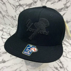 Men's American Needle NY YANKEES Black | White 59FIFTY Hats NWT - Picture 1 of 11