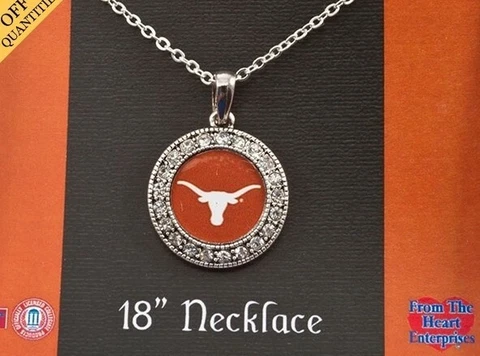Texas Longhorns  rhinestone necklace Cover