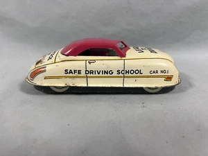 Vintage 1950s Marx Driver Training Car Safe Driving School Windup - FUNCTIONAL!! - Picture 1 of 10