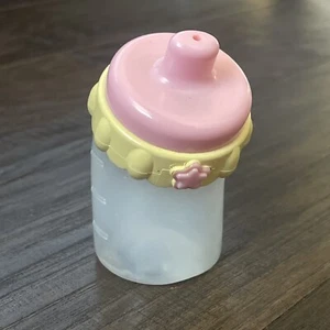 Baby Alive Doll 2006 edición Soft Face biberón magnético rosa amarillo - Imagen 1 de 10