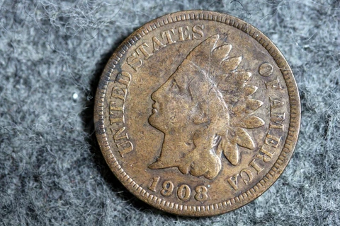 Estate Find 1908 - Indian Head Cent!!   #J16497 Cover