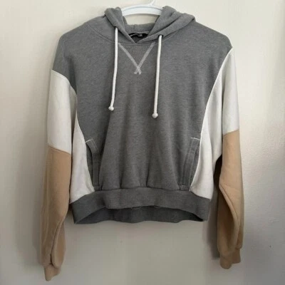 Sudadera corta con capucha Abercrombie & Fitch Color Block talla XS  Foto 1 de 4