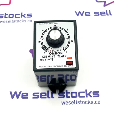 OMRON STP-N SUBMINY TEMPORIZADOR ACCIONADO POR MOTOR 404810 226731 3PEND - Imagen 1 de 4