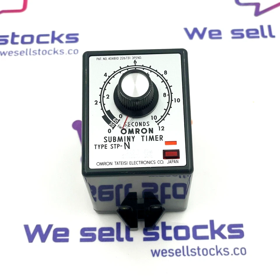 OMRON STP-N SUBMINY TEMPORIZADOR ACCIONADO POR MOTOR 404810 226731 3PEND - Imagen 1 de 4