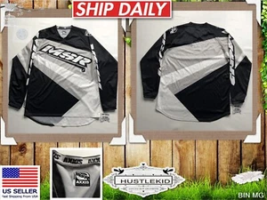 Genuine MSR Axxis Motocross Jersey Large L White Shirt Long Sleeve Tee Men MX🔥 - Picture 1 of 12