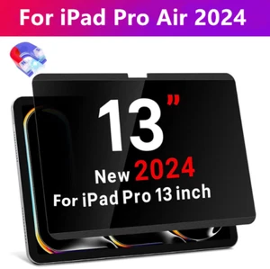 Schutz für iPad Pro Air 13 Zoll (2024), abnehmbare magnetische Sichtschutzfolie - Bild 1 von 11