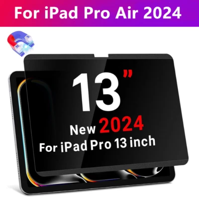 Protector For iPad Pro Air 13 Inch (2024),Removable Magnetic Privacy Screen Film - Image 1 of 4