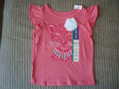 Top Cherokee Niñas Infantil Naranja Manga Corta Talla 18M ~ Nuevo Con Etiquetas   Foto 1 de 3