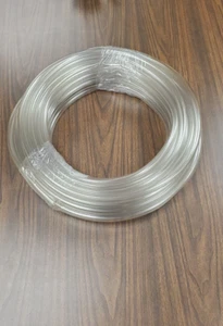 CLEAR PVC TUBING, 1/2" ID 5/8"OD 1/16"WALL 100FT - Picture 1 of 1