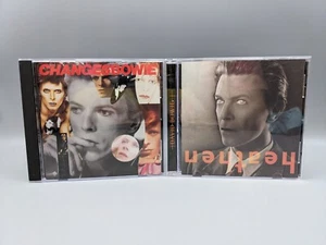David Bowie - 2 CD Lot - Changesbowie & Heathen Ryko Columbia Glam Rock - Picture 1 of 5