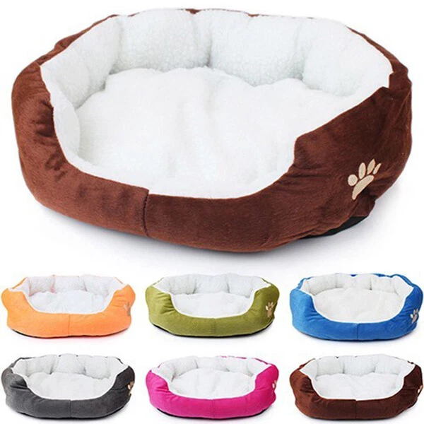 Pet Bed Dog Cat Calming Bed Sleeping Comfy Cave Washable Mat Large - image 1 of 4