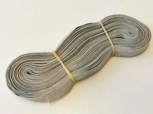 Bündel Litze aus altem Schneiderbestand, vermutlich Nachkriegsproduktion. Silber - Picture 1 of 5