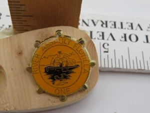 RIVER ASSAULT FLOTILLA ONE  PIN - Picture 1 of 2