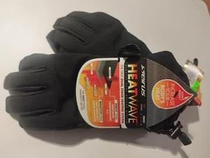Guante de invierno negro Seirus Innovation 1030 Heatwave Zenith clima frío para hombre - Imagen 1 de 4
