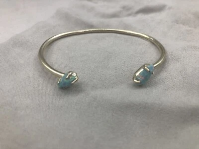 Kendra Scott Jackson Gold Cuff Bracelet In Turquoise Kyocera Opal - Image 1 of 4