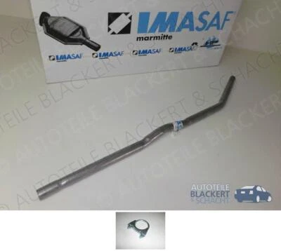 IMASAF Auspuff Mittelrohr+Schelle für Talbot Simca 1300+1500+Break  1963-1968 - Bild 1 von 4