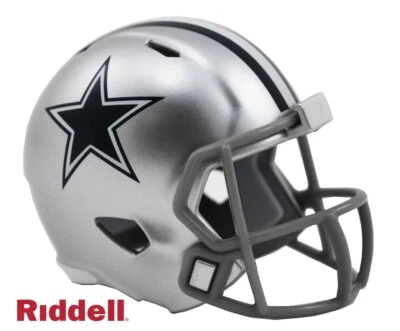 *OFERTA* CASCO DE FÚTBOL AMERICANO DALLAS COWBOYS 2" BOLSILLO PROFESIONAL NFL RIDDELL SPEED! Foto 1 de 2
