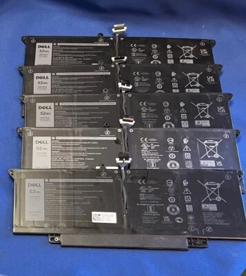 Lot of 5 DELL 52Wh JHT2H 52Wh Battery for Latitude 7310 7410 -BIOS "Excellent" - Image 1 of 2