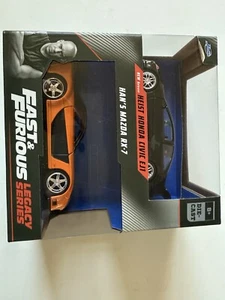 Jada, Fast and Furious, Han's Mazda RX-7 & Heist Honda Civic, 1:32, 1/32 Model. - Picture 1 of 2