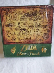 Legend of Zelda Collectors Edition Puzzle Mappa Hyrule 550 Pz 18x24 Nuovo con scatola - Foto 1 di 7