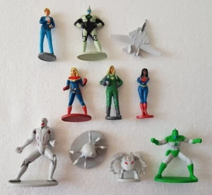 CAPTAIN MARVEL FIGURES small toys CAROL cake toppers SUPERHEROES SET the avenger - Picture 1 of 8