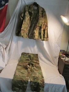 US Military Surplus Combat Shirt&Trousers w/ Perimeter Insect guard small/short - Picture 1 of 7