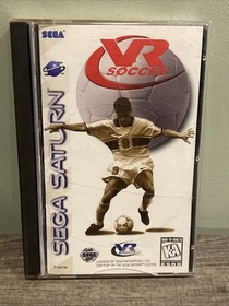 VR Soccer (Sega Saturn) Cib w/ Manual And Case. Tested Working.