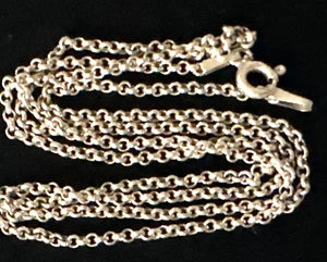 Vintage Necklace MARKED 925 STERLING SILVER Chain Jewelry lot y - Picture 1 of 5