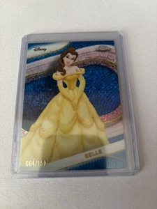 2025 Topps Chrome Disney Belle #125 Blue Mini-Diamonds Refractor /150 - Picture 1 of 2