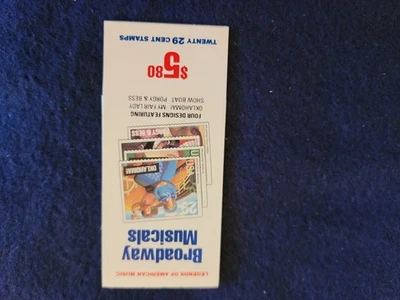 US Scott #BK209 1993 29c Broadway Musicals SEALED Booklet of 20 Stamps MNH - Image 1 of 2