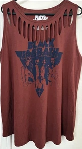 NUEVA Camiseta sin mangas Torrid 6 6X BLACK SABBATH recortada OZZY OSBOURNE para mujer talla grande 30 - Imagen 1 de 10