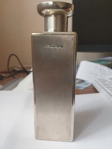 RARE Sterling Silver Engine Turned Vikery royal warrant flask Bottle. Hallmarked - Picture 1 of 5