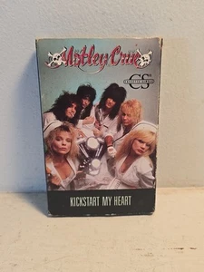 Motley Crue Kickstart My Heart Cassette Tape Single 1989 - Picture 1 of 6