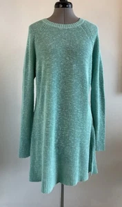 Eileen Fisher türkis grün Bio Leinen Baumwolle Noppen Rundhals Tunika Gr. XL NEU! - Bild 1 von 7