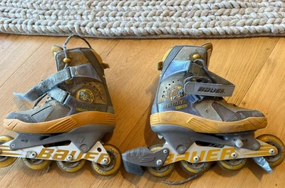 Bauer Rollarblades Mens Size 7.5 Ball Hockey Inline Skates Rollar - Image 1 of 4