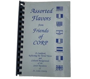 Vtg Cookbook Assorted Flavors Friends of CORP Regional St Louis Missouri 1989 - Picture 1 of 11